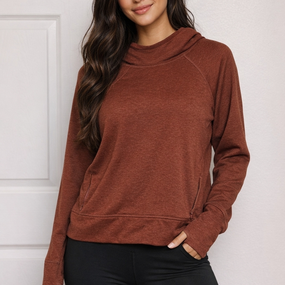 Old Navy Active Brown Long Sleeve Top